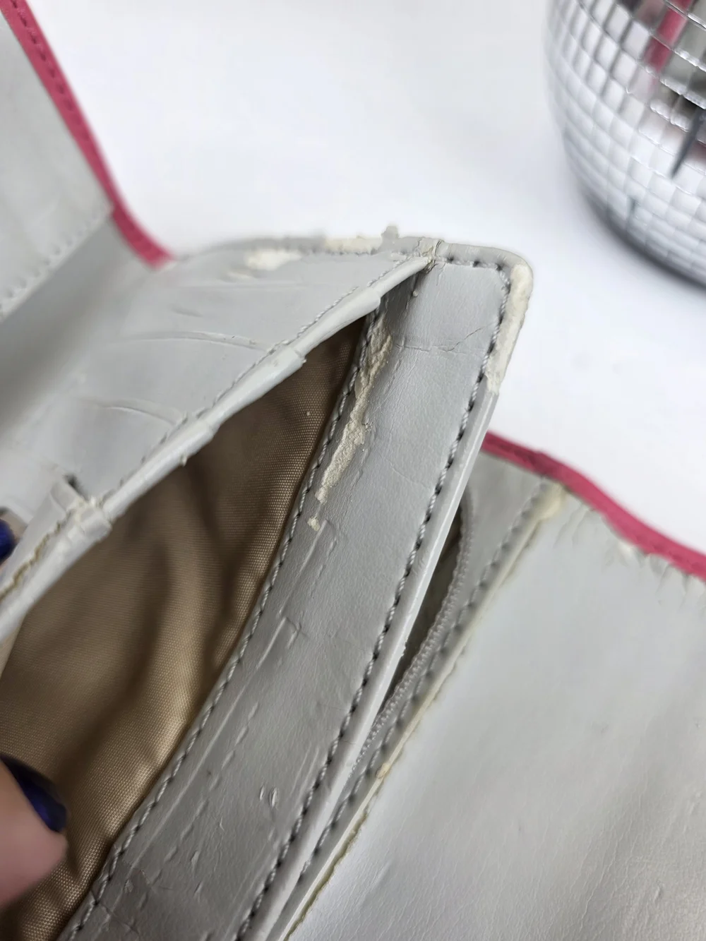 Coach pink leather